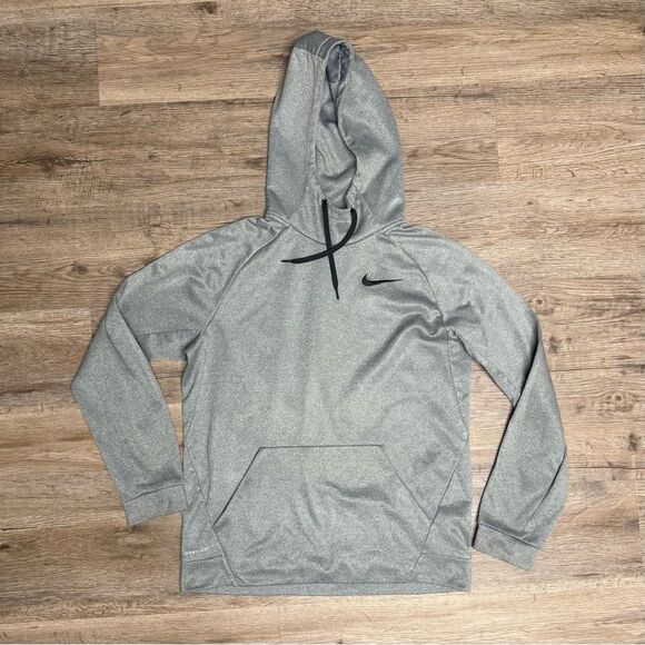 Nike Men's Light Gray Hoodie - Picture 1 of 11